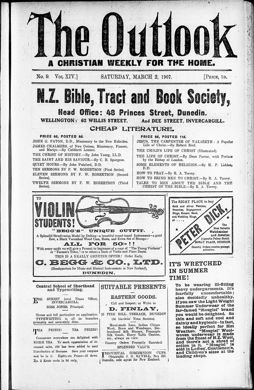 The Outlook: 2nd March 1907