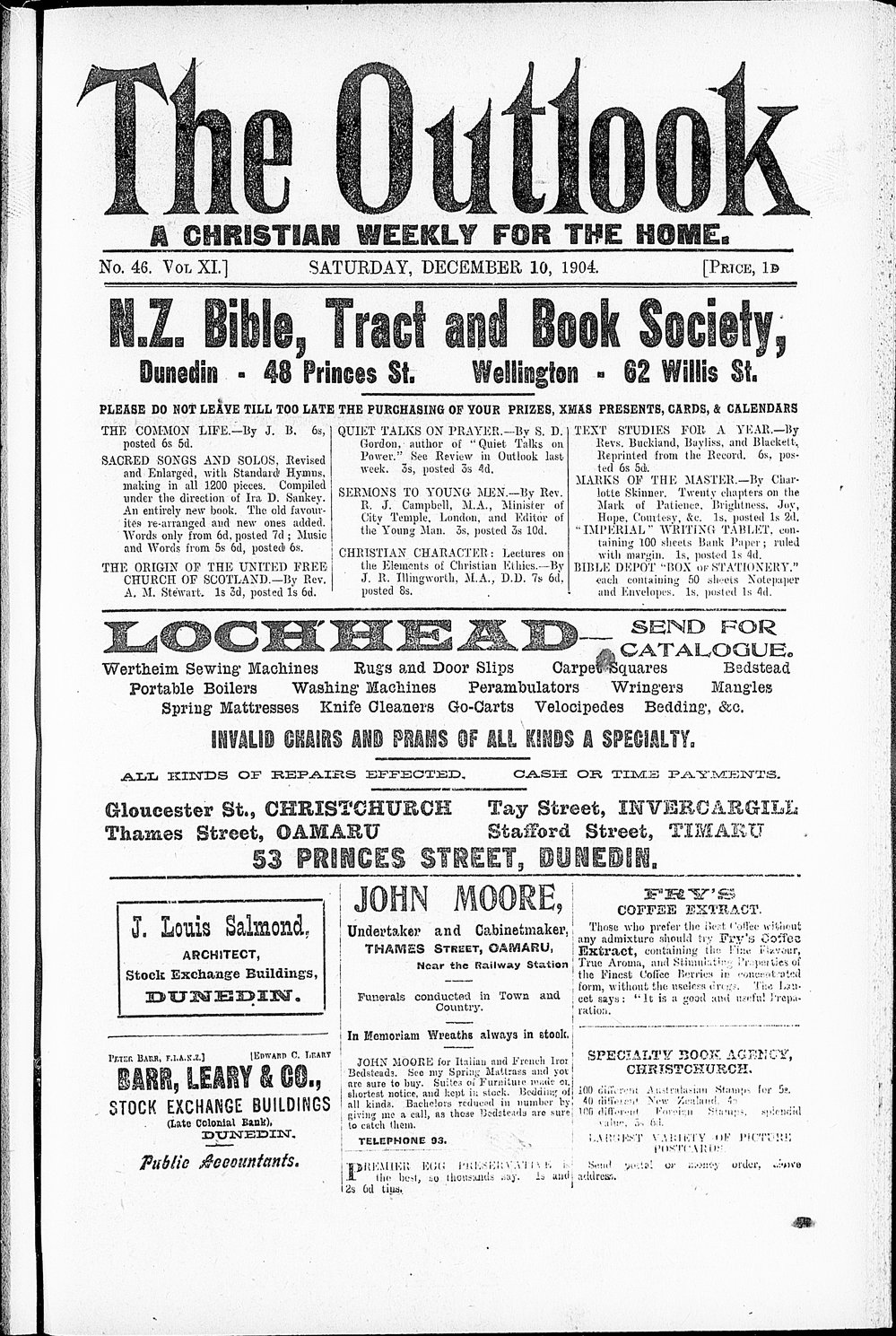 The Outlook: 10th December 1904