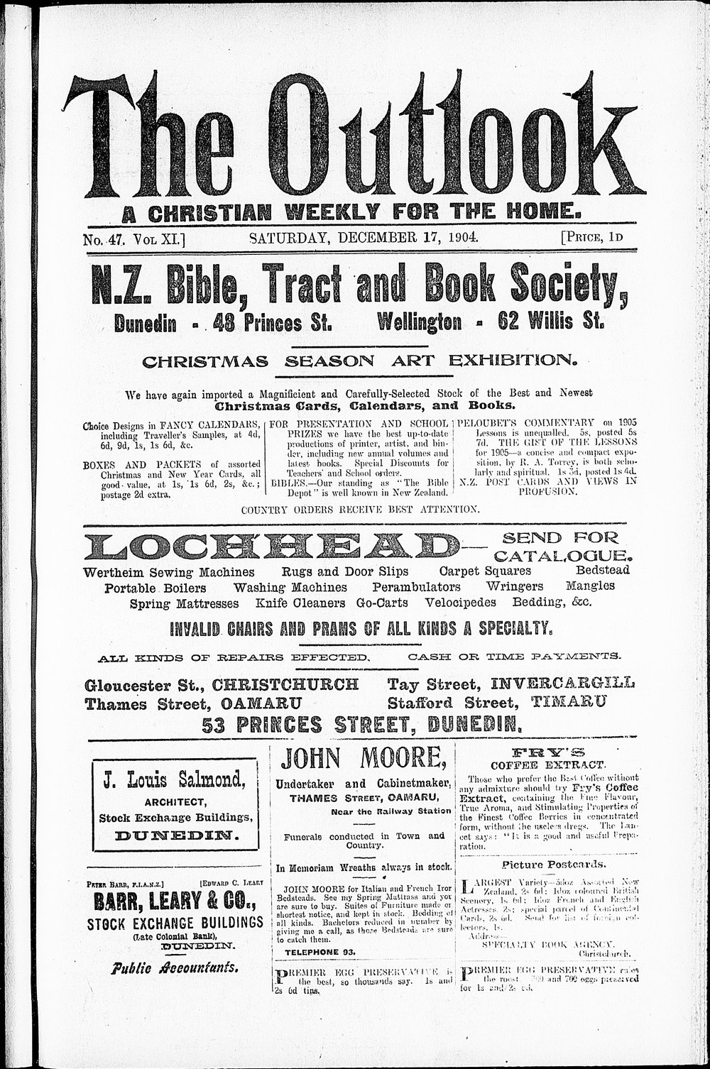 The Outlook: 17th December 1904