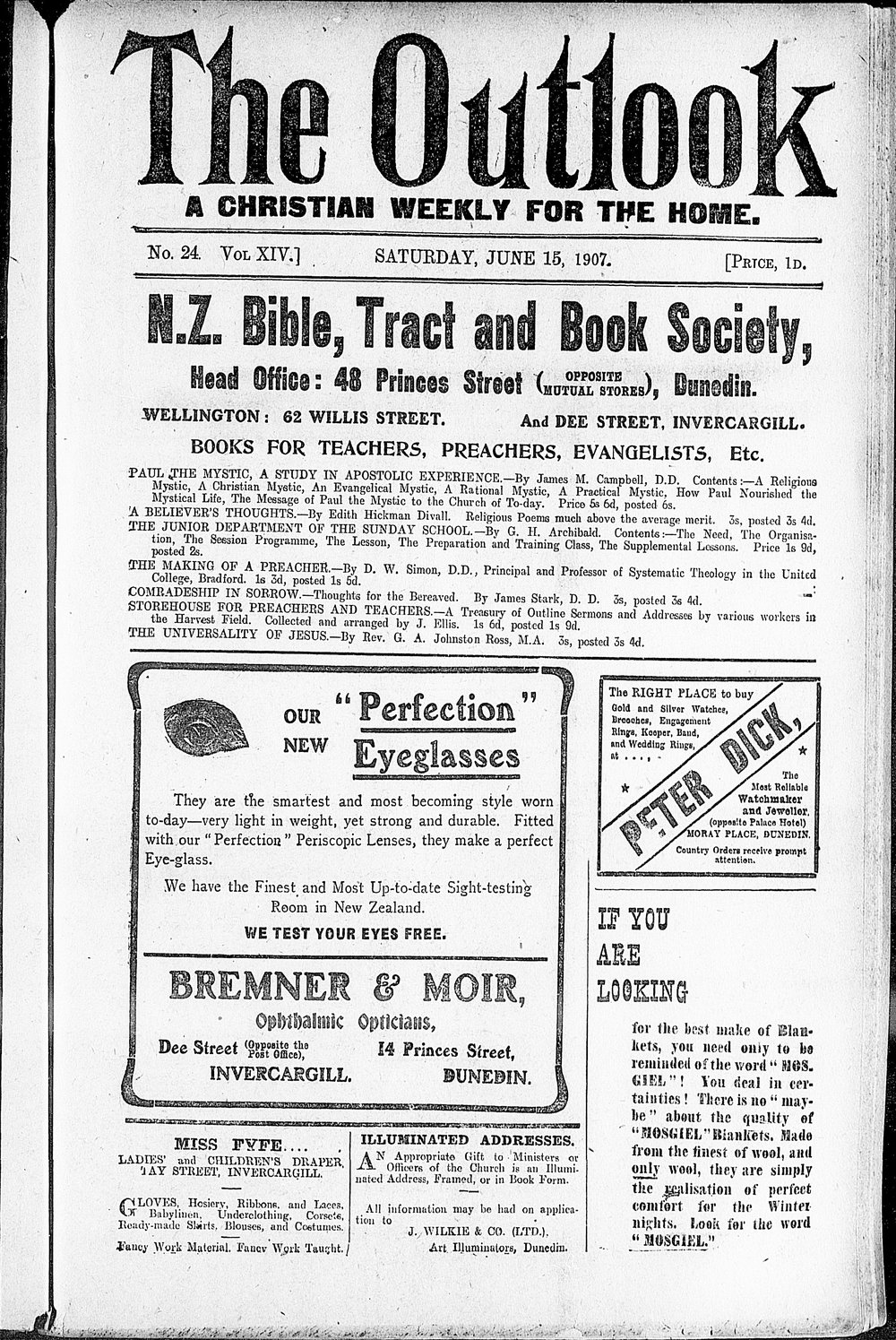 The Outlook: 15th June 1907