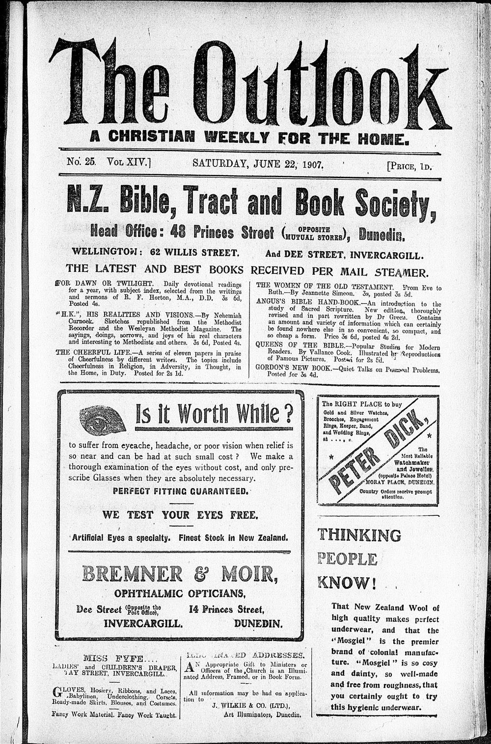 The Outlook: 22nd June 1907