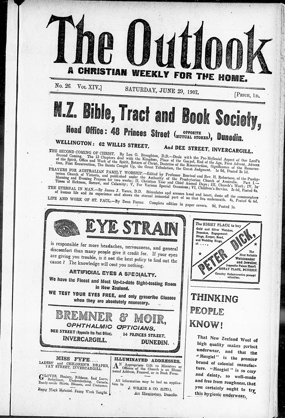 The Outlook: 29th June 1907