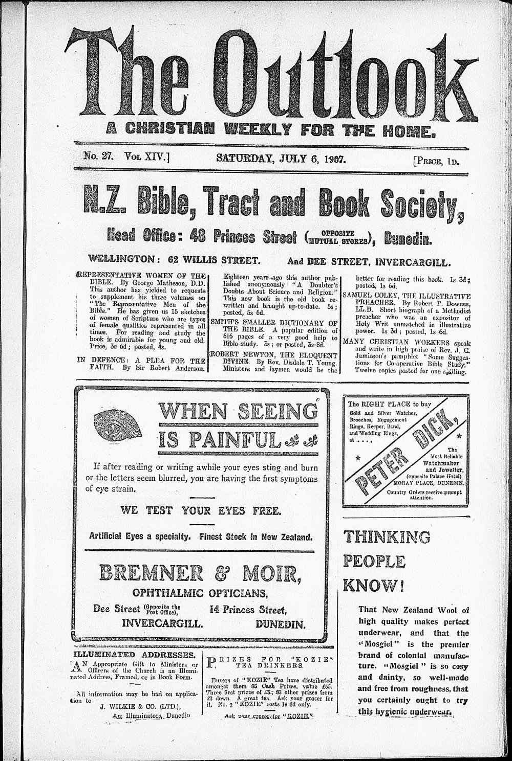 The Outlook: 6th July 1907