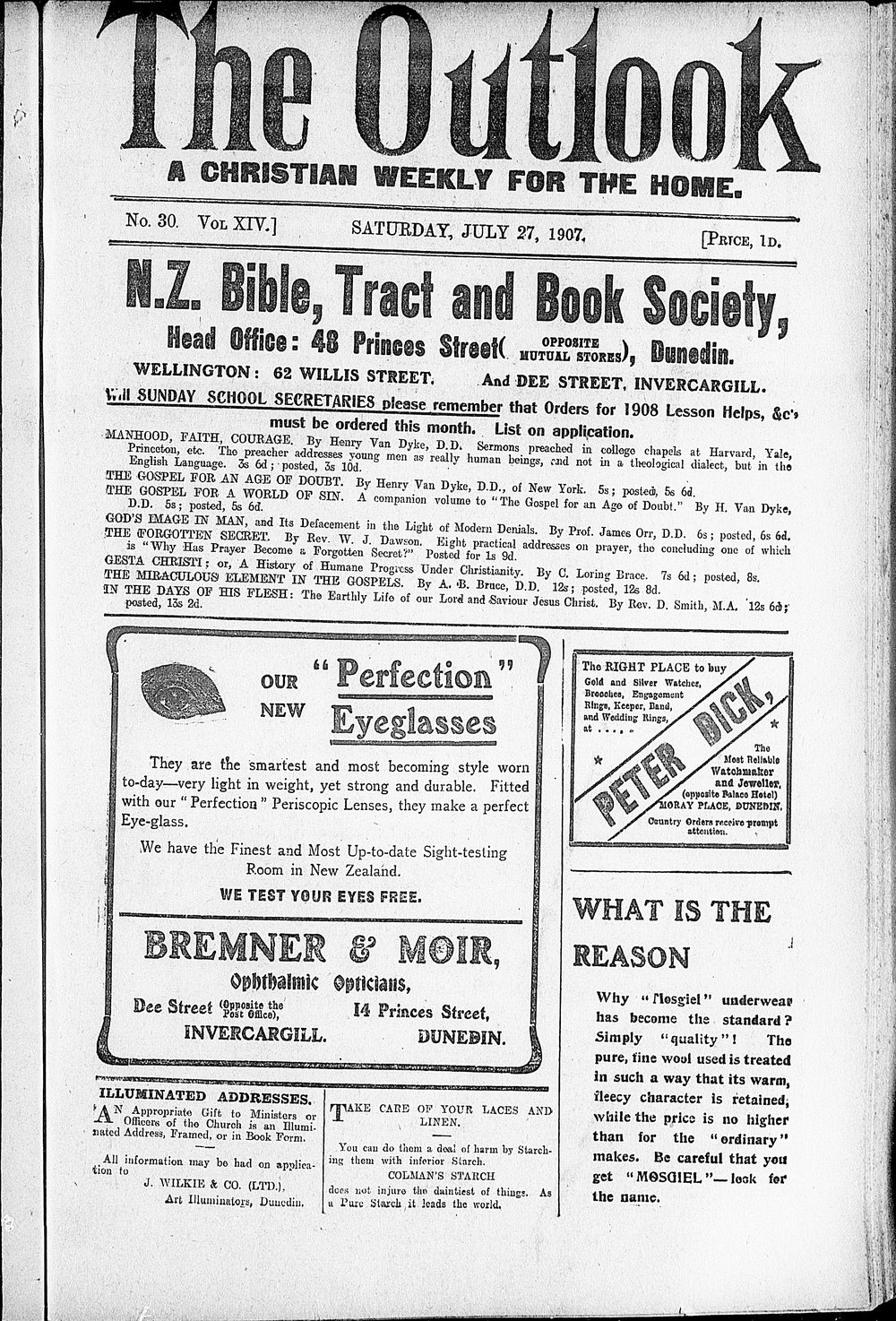 The Outlook: 27th July 1907