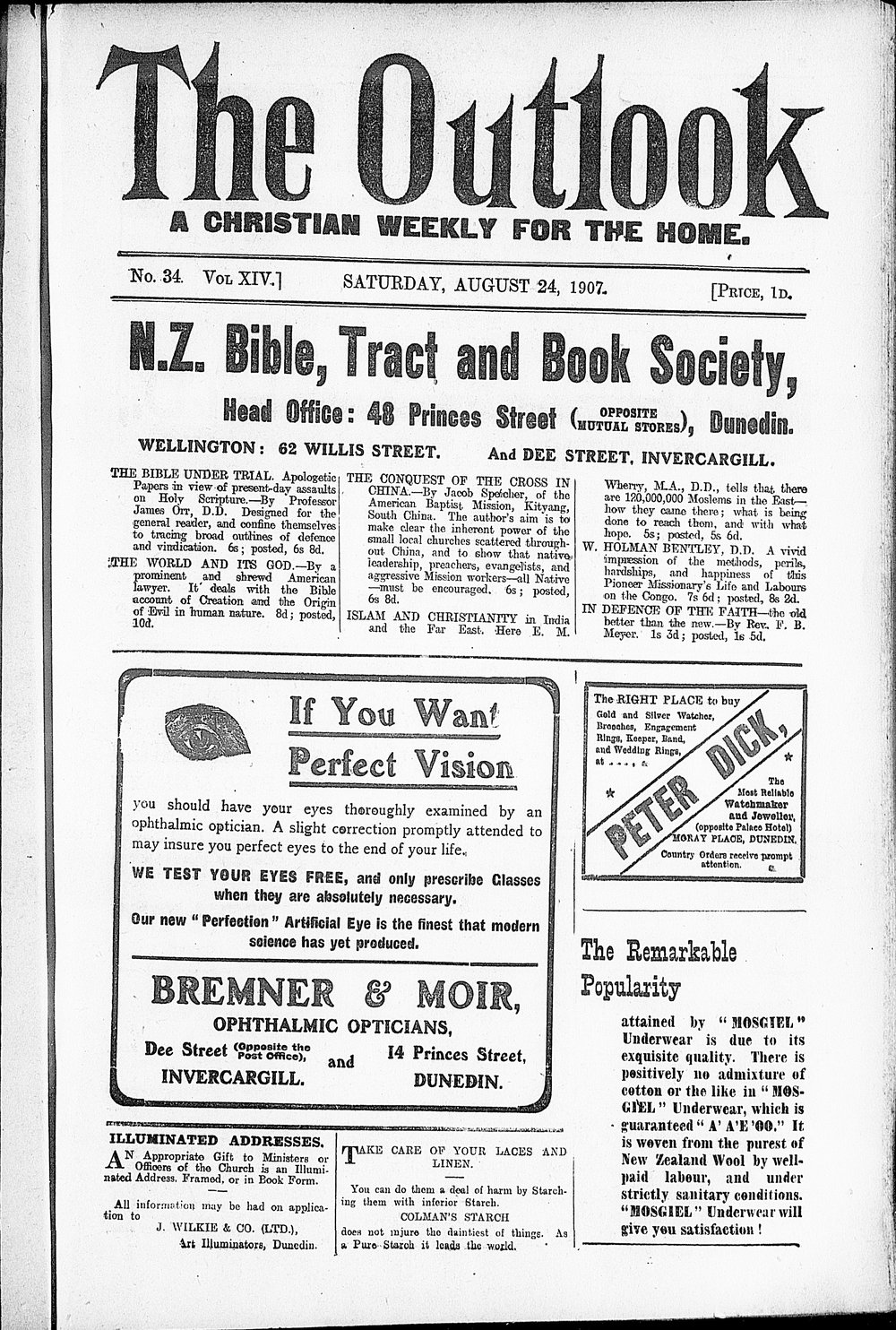 The Outlook: 24th August 1907