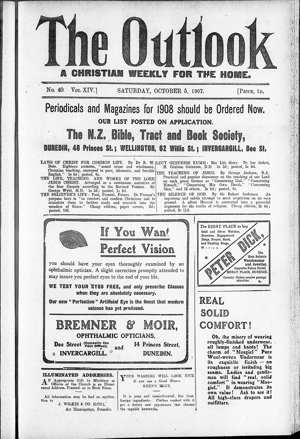 The Outlook: 5th October 1907