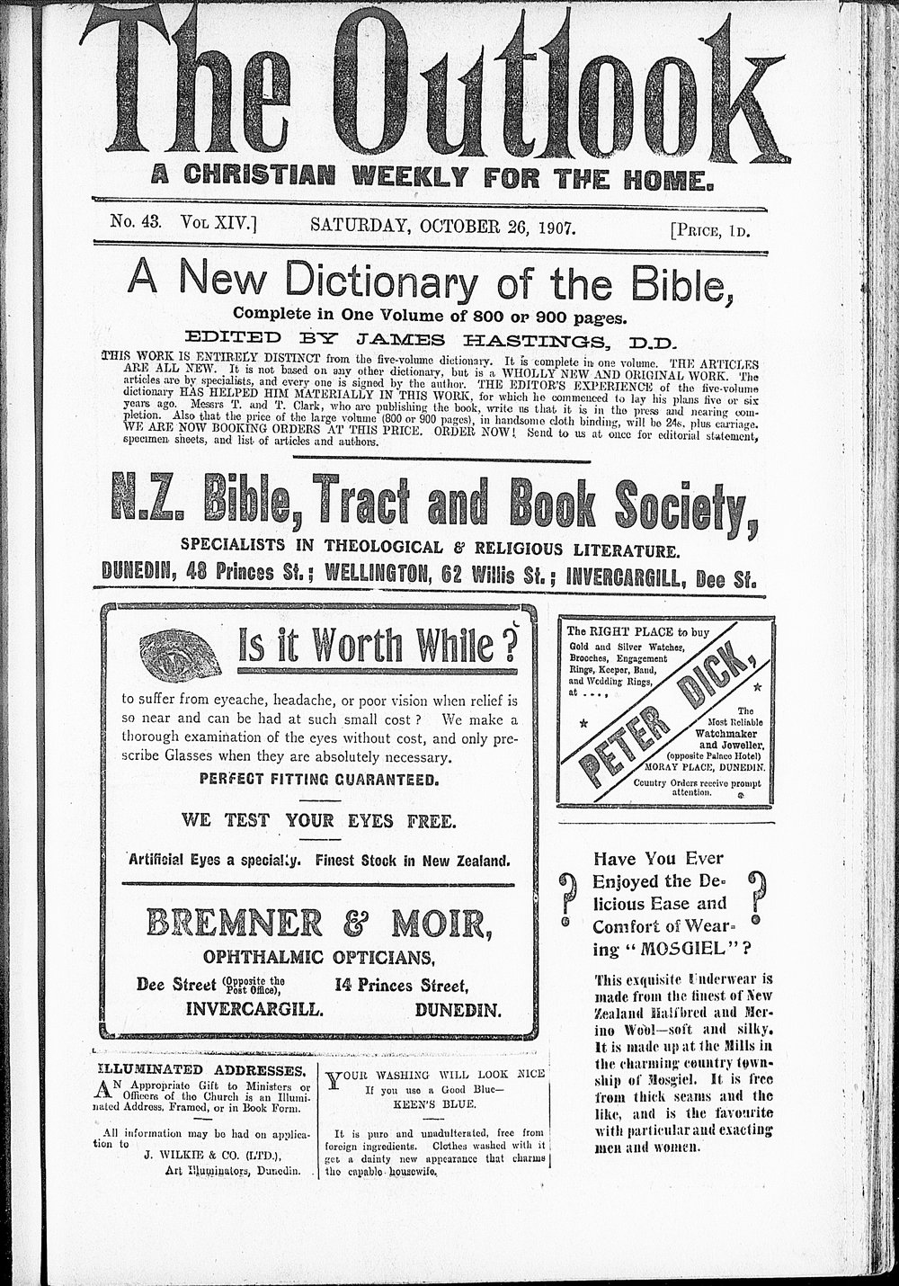 The Outlook: 26th October 1907