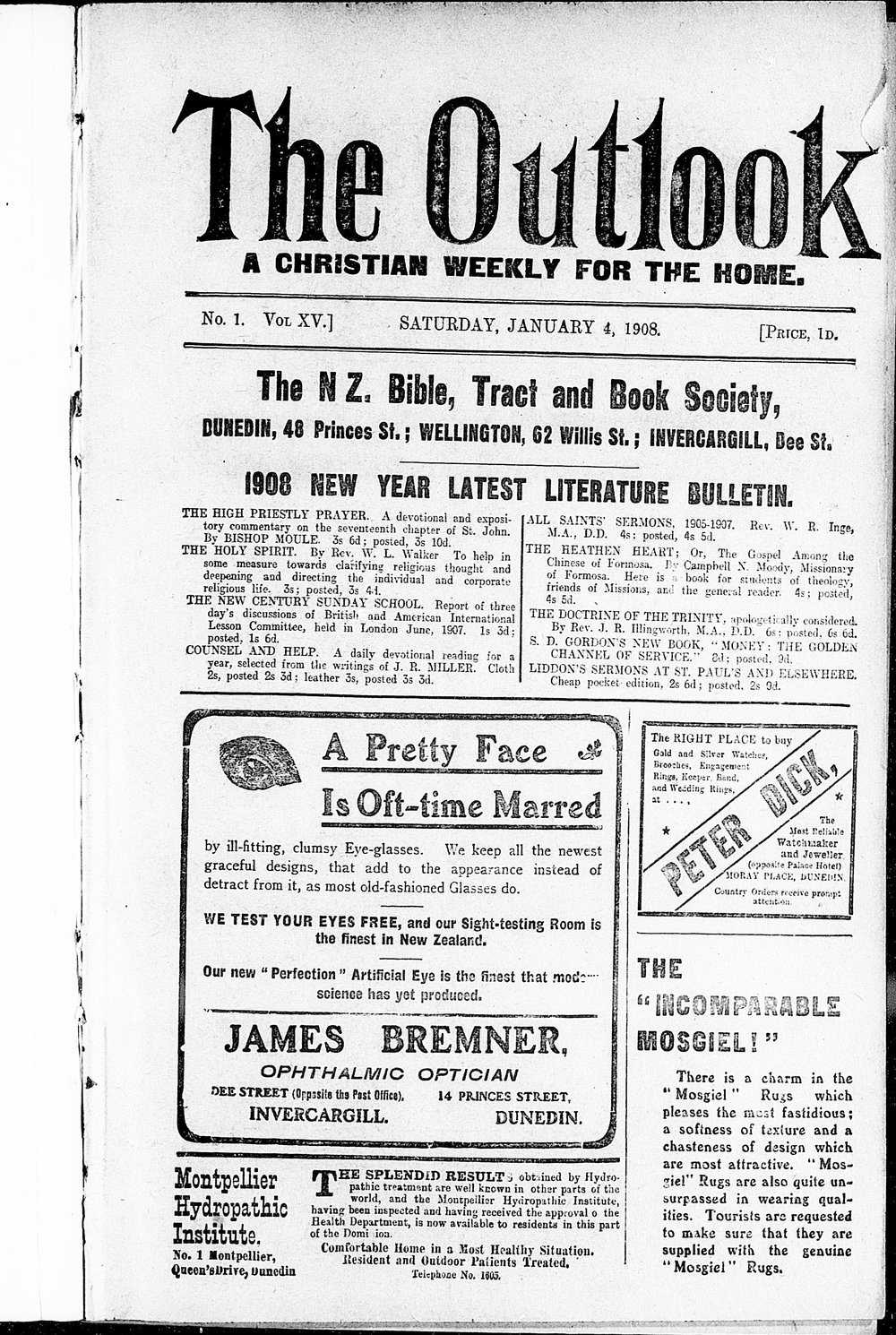 The Outlook: 4th January 1908