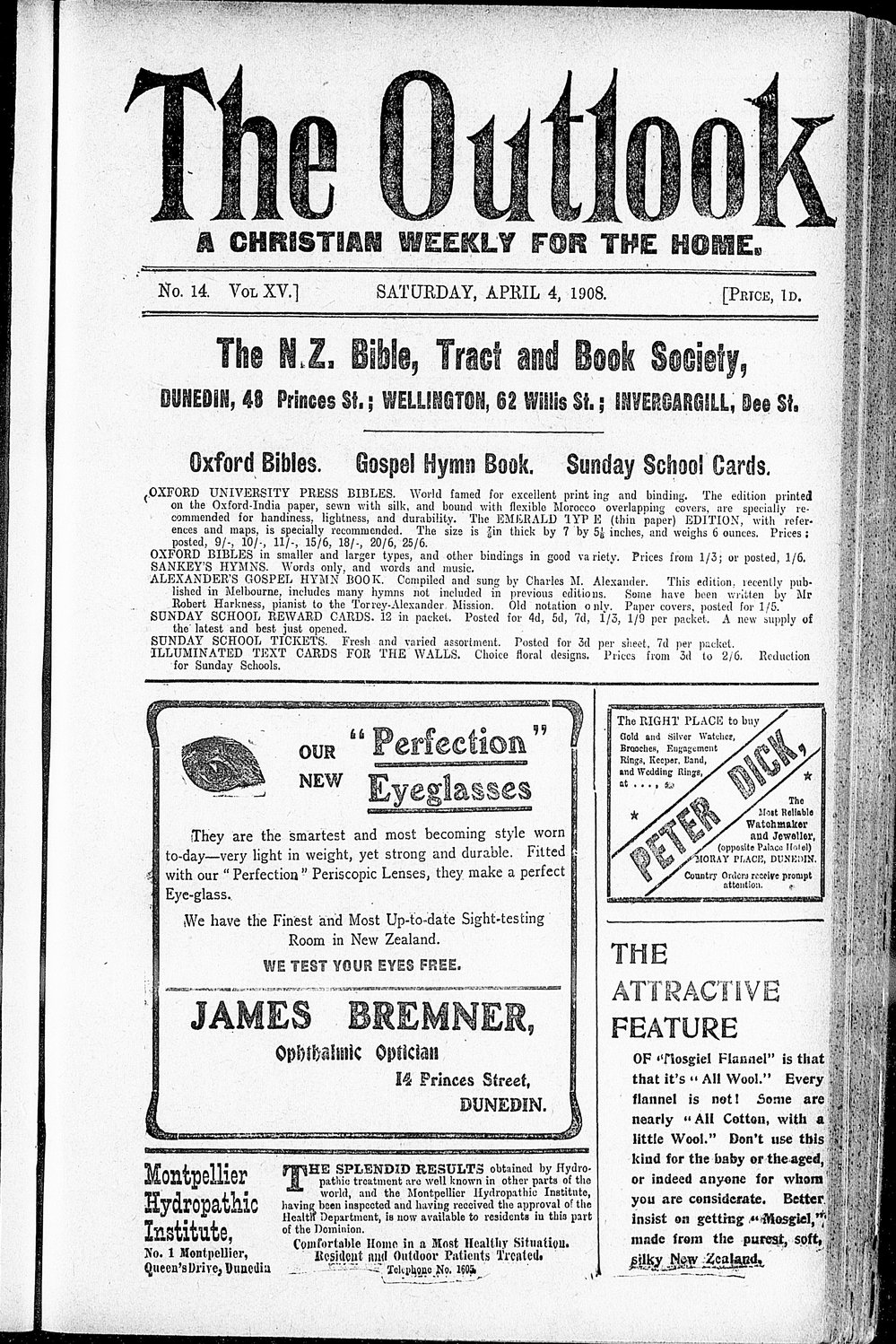 The Outlook: 4th April 1908