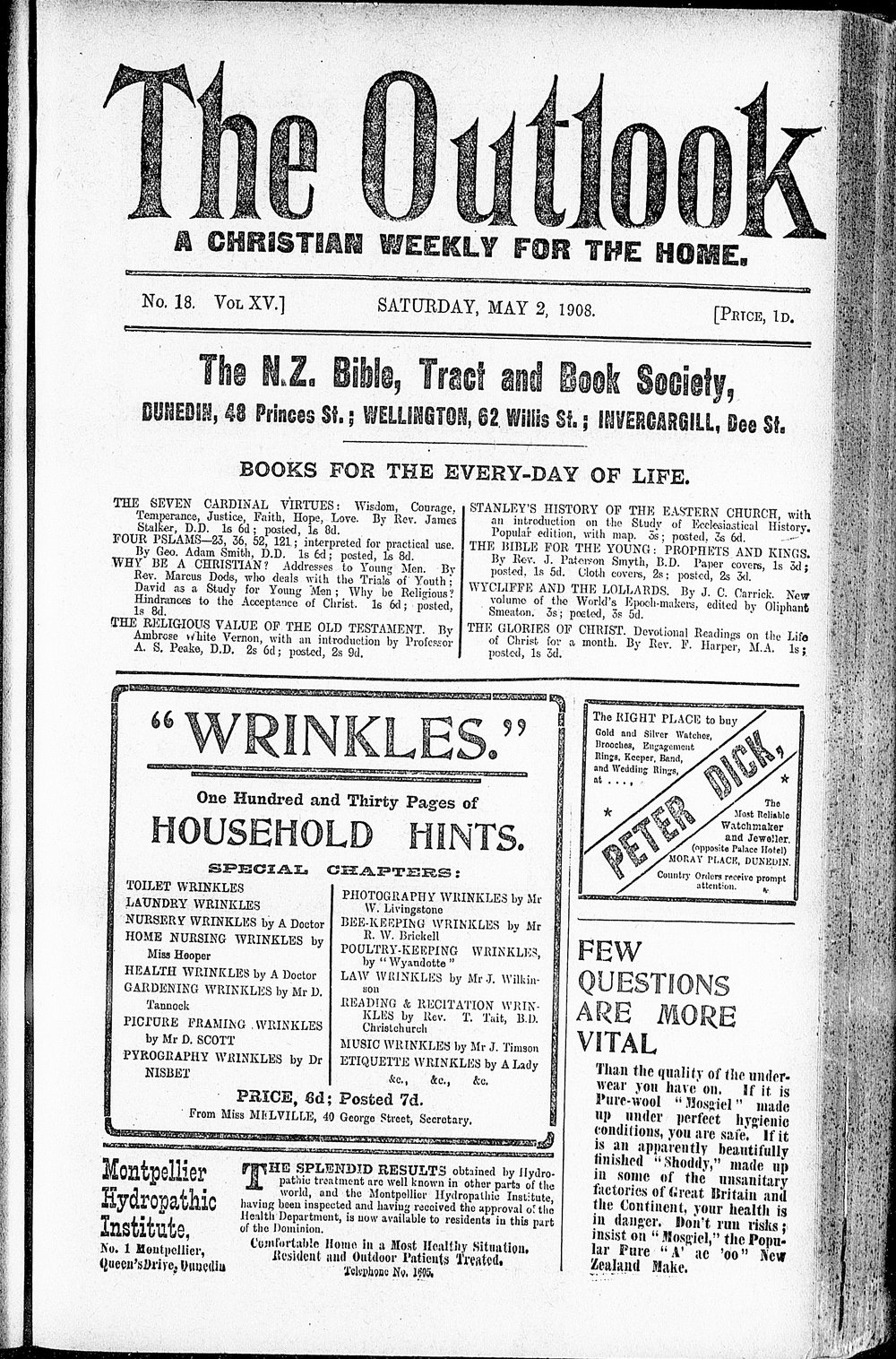 The Outlook: 2nd May 1908