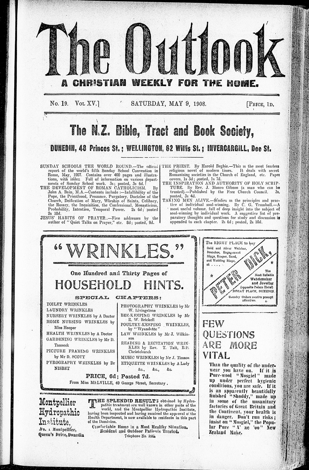 The Outlook: 9th May 1908