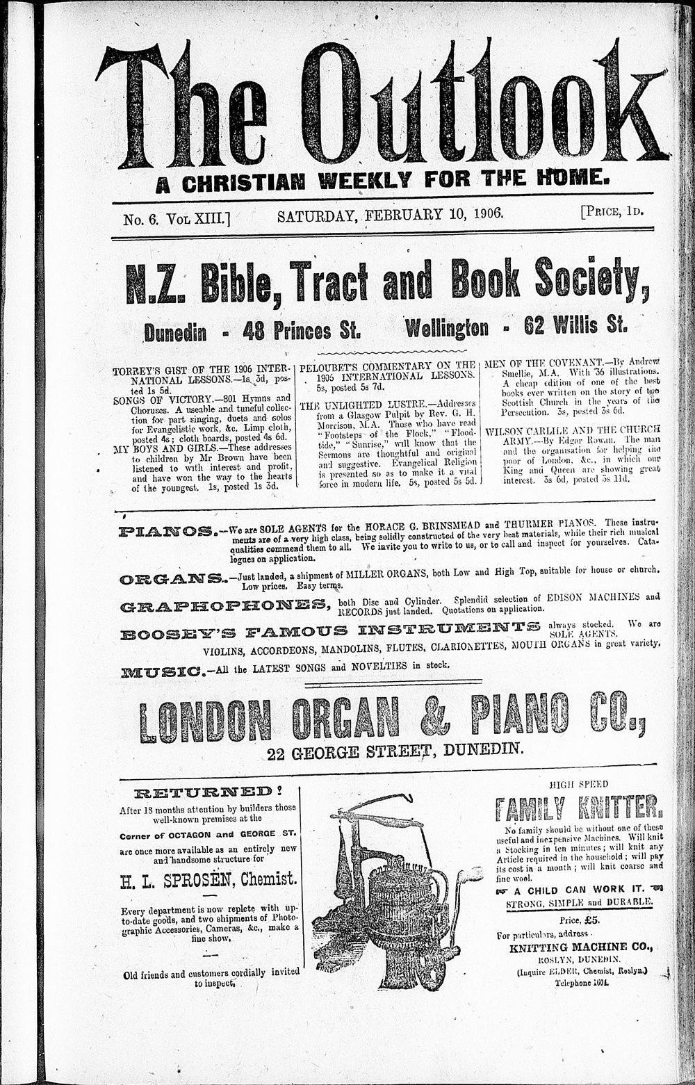 The Outlook: 10th February 1906