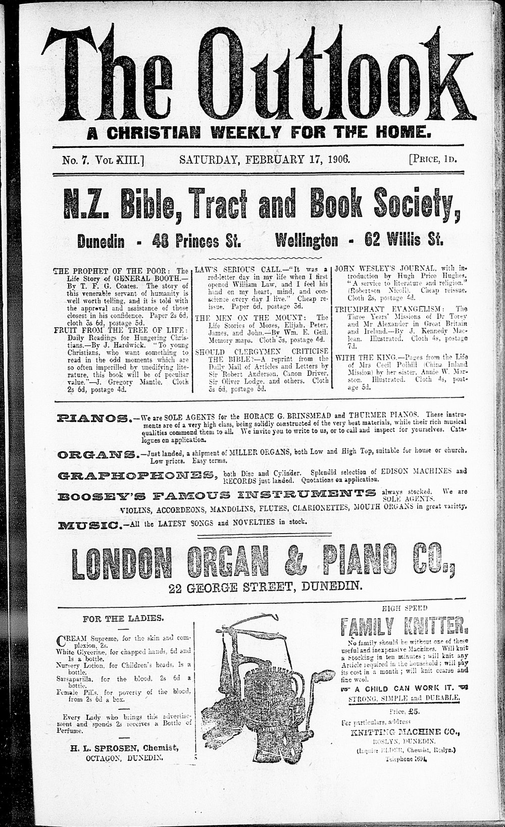 The Outlook: 17th February 1906