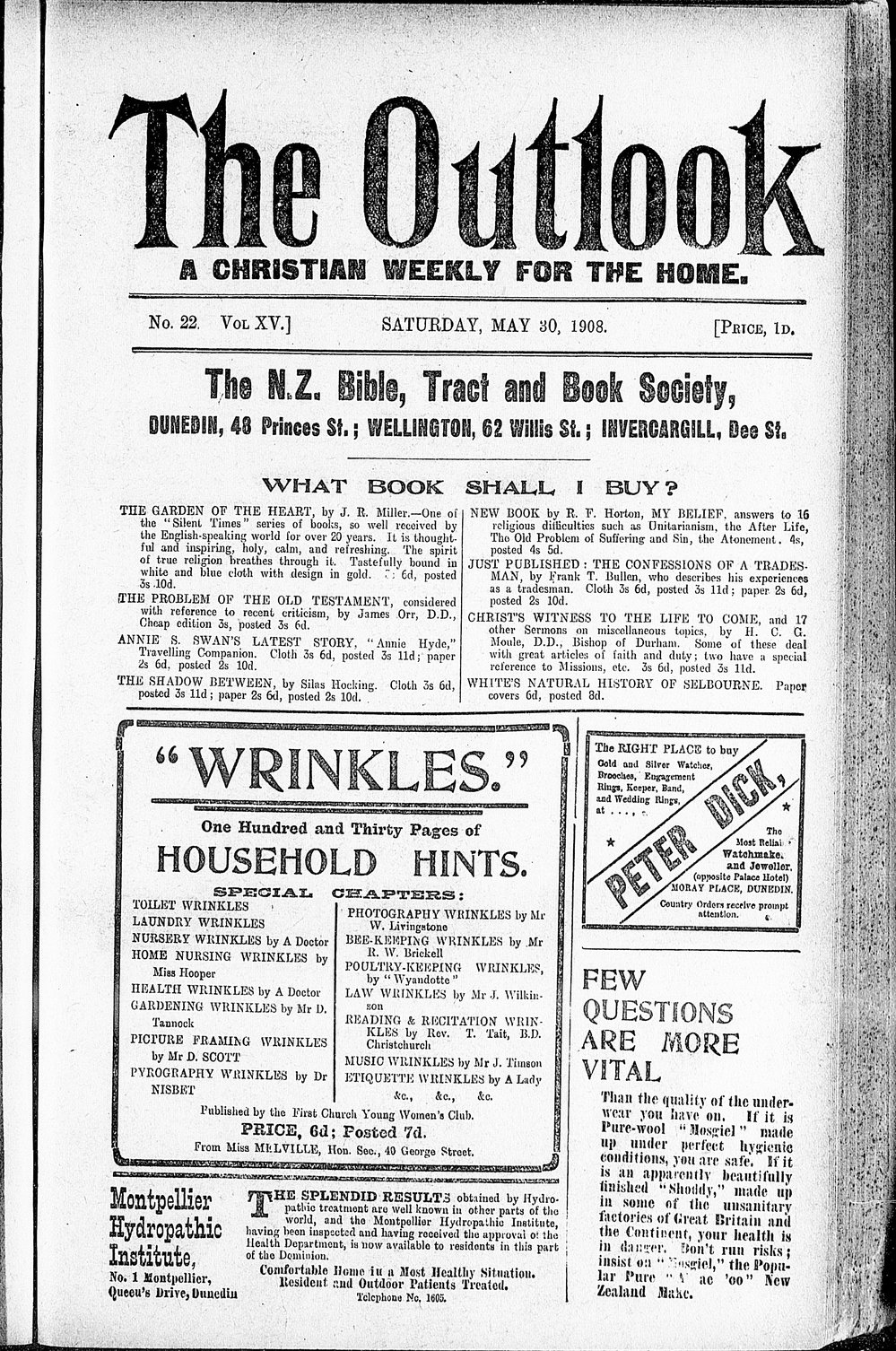 The Outlook: 30th May 1908