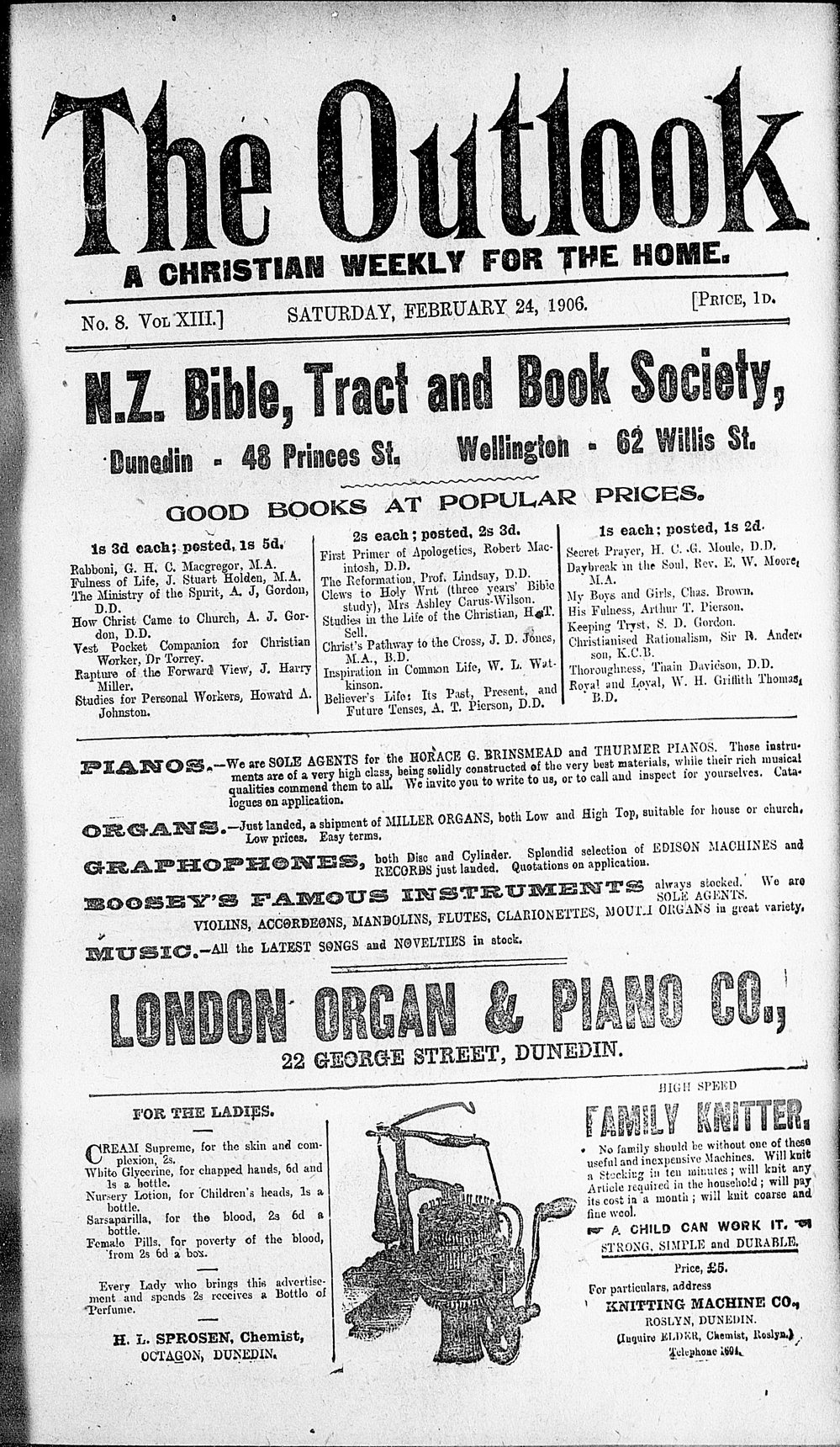 The Outlook: 24th February 1906