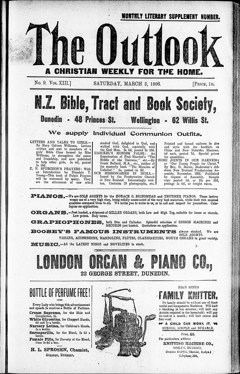 The Outlook: 3rd March 1906