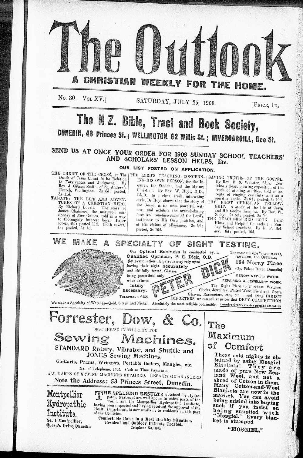 The Outlook: 25th July 1908