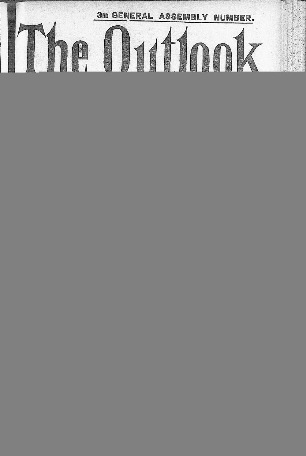 The Outlook: 20th November 1909