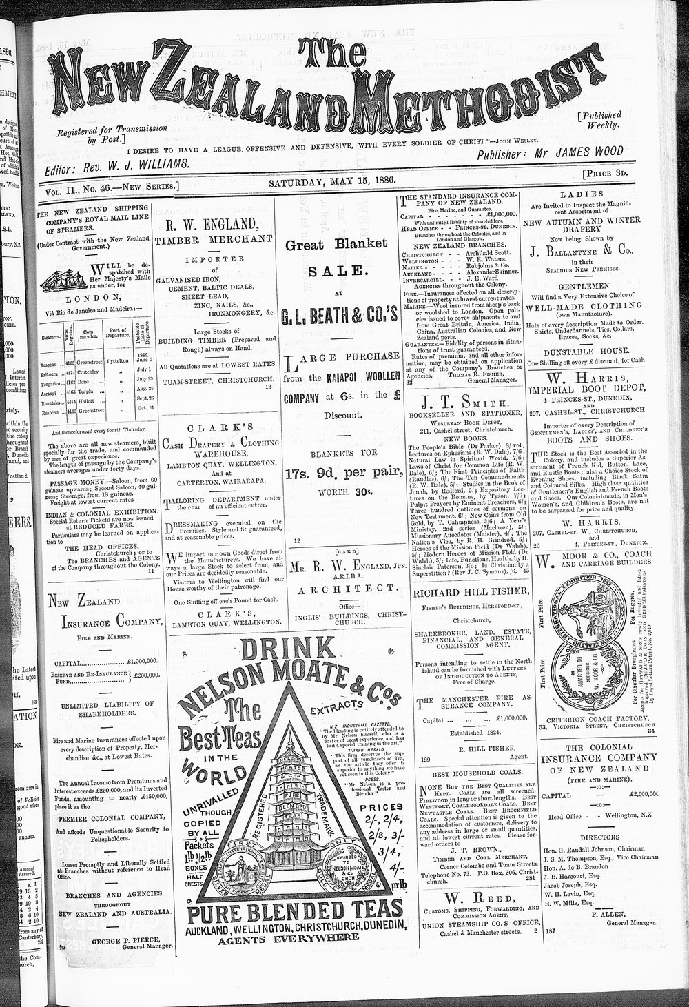 The New Zealand Methodist Times: 15th May 1886