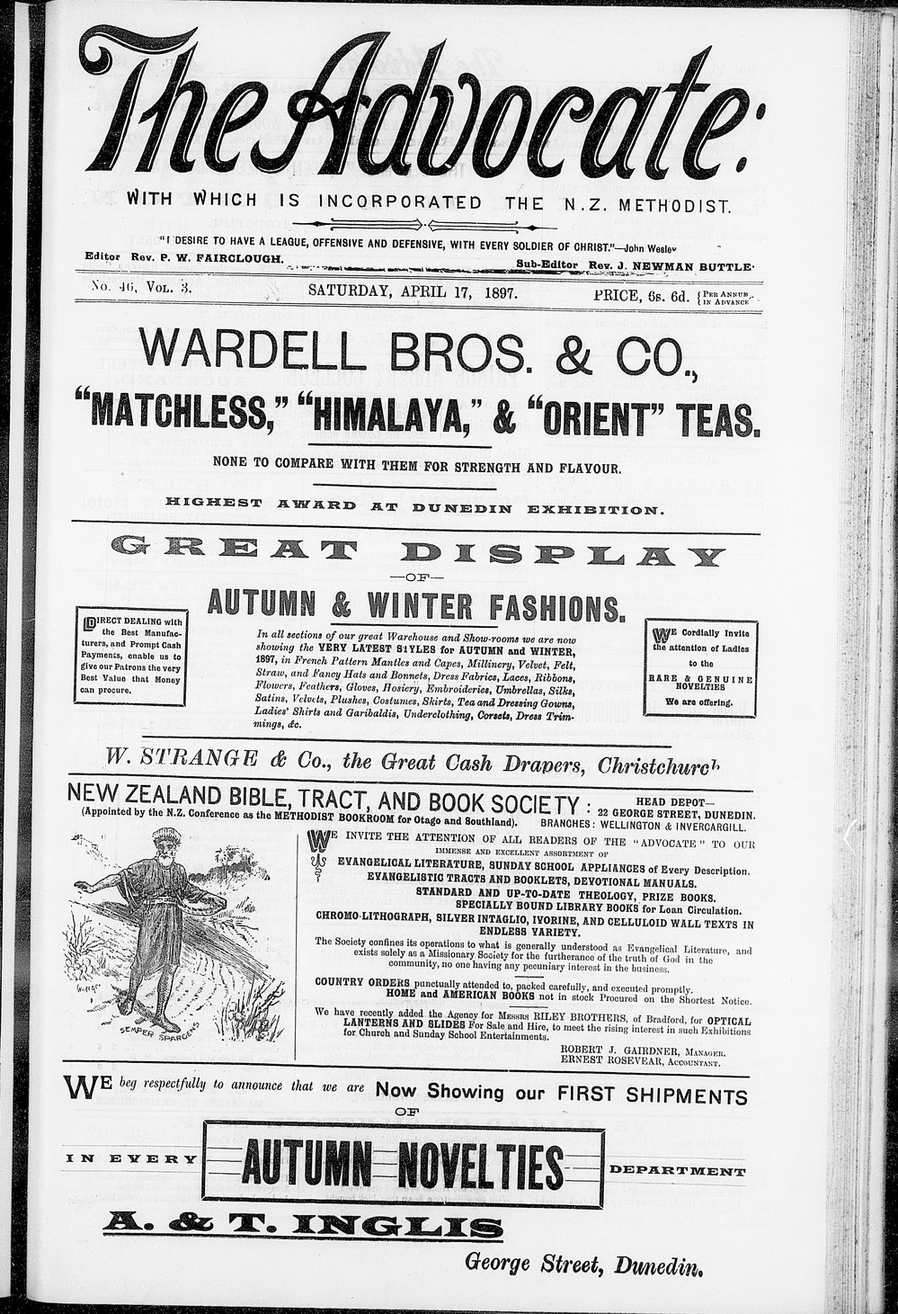 The Advocate: 17th April 1897