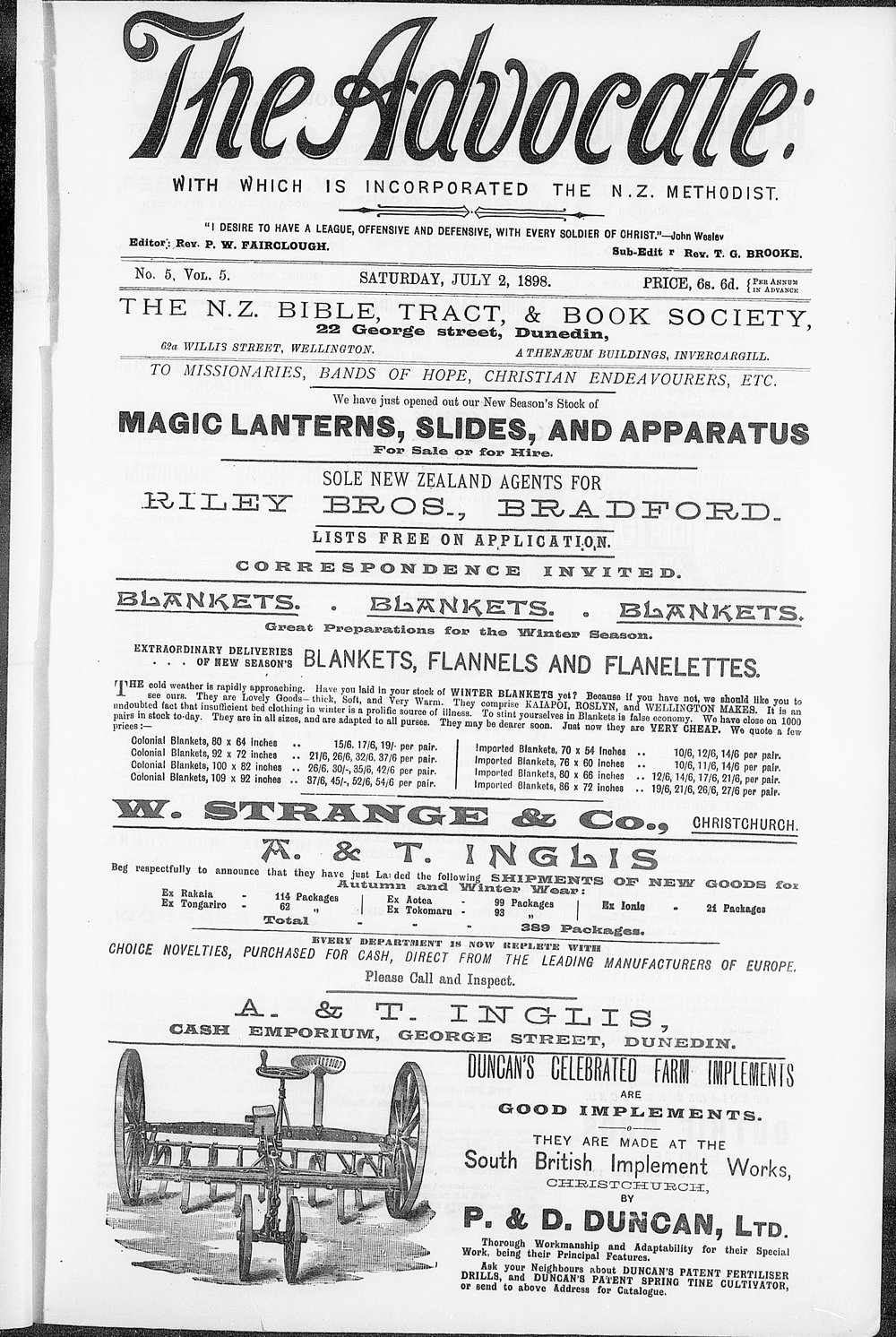 The Advocate: 2nd July 1898