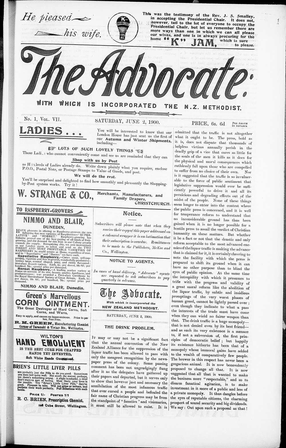 The Advocate: 2nd June 1900