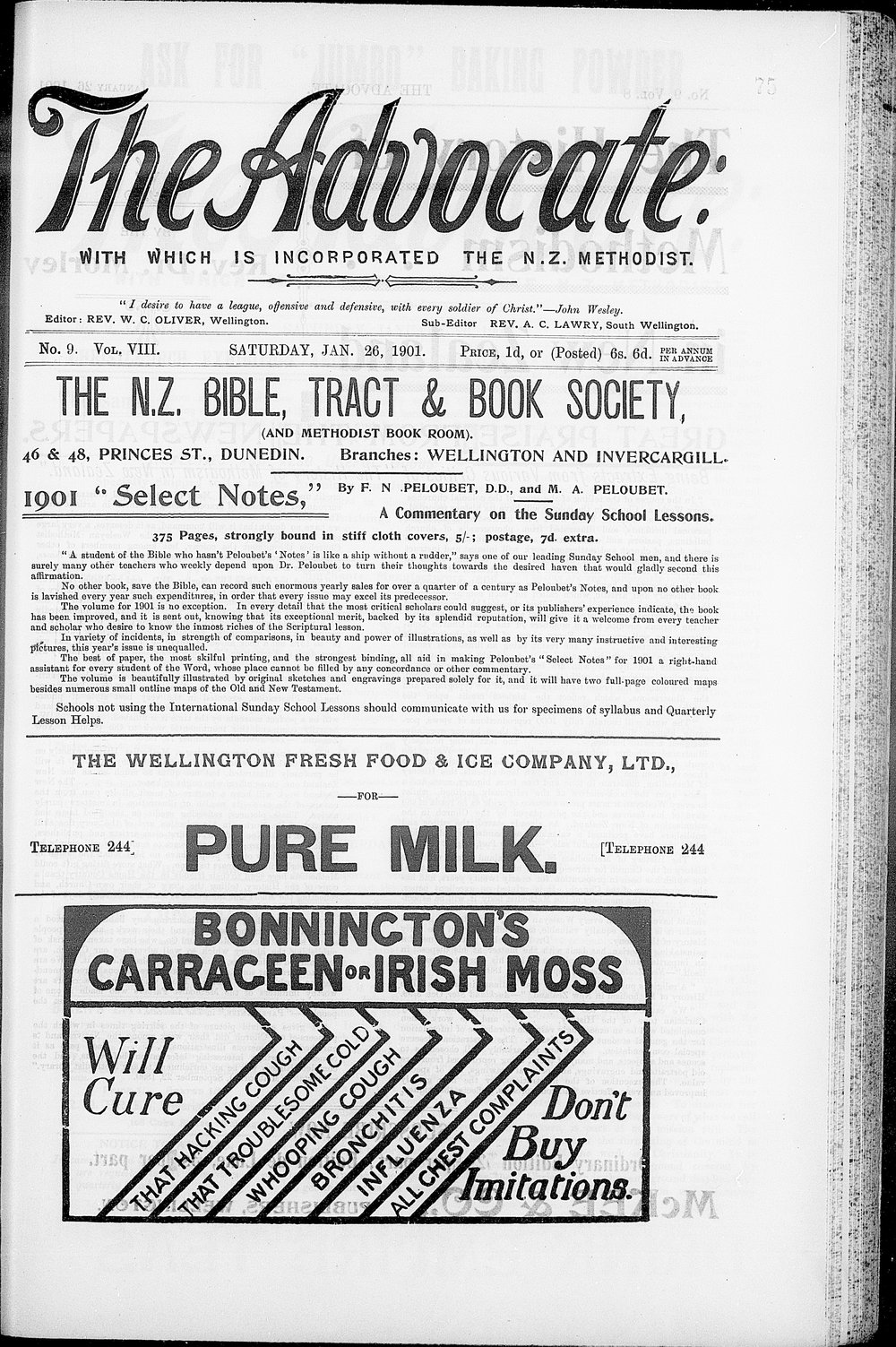 The Advocate: 26th January 1901