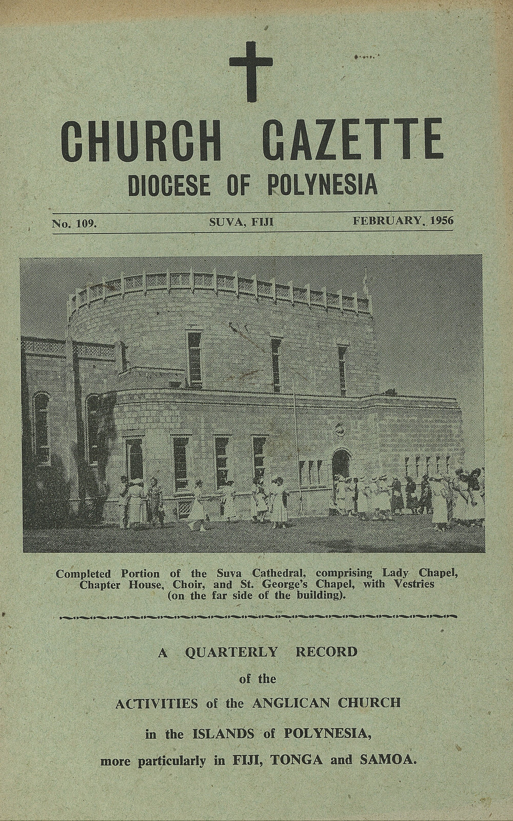 Church Gazette, Polynesia: February 1956
