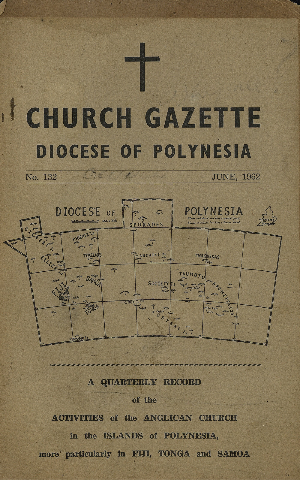 Church Gazette, Polynesia: June 1962
