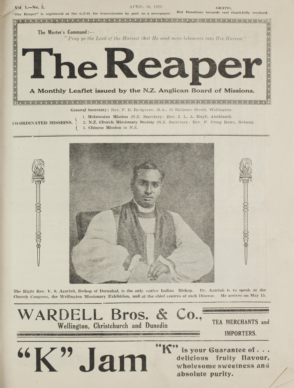 The Reaper: April 1923