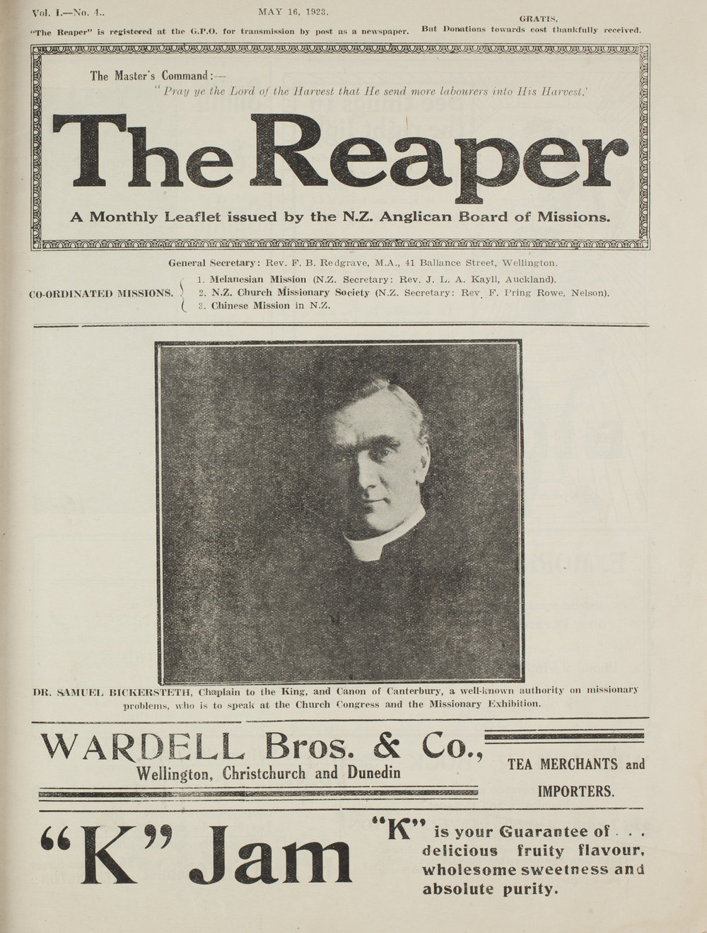 The Reaper: May 1923