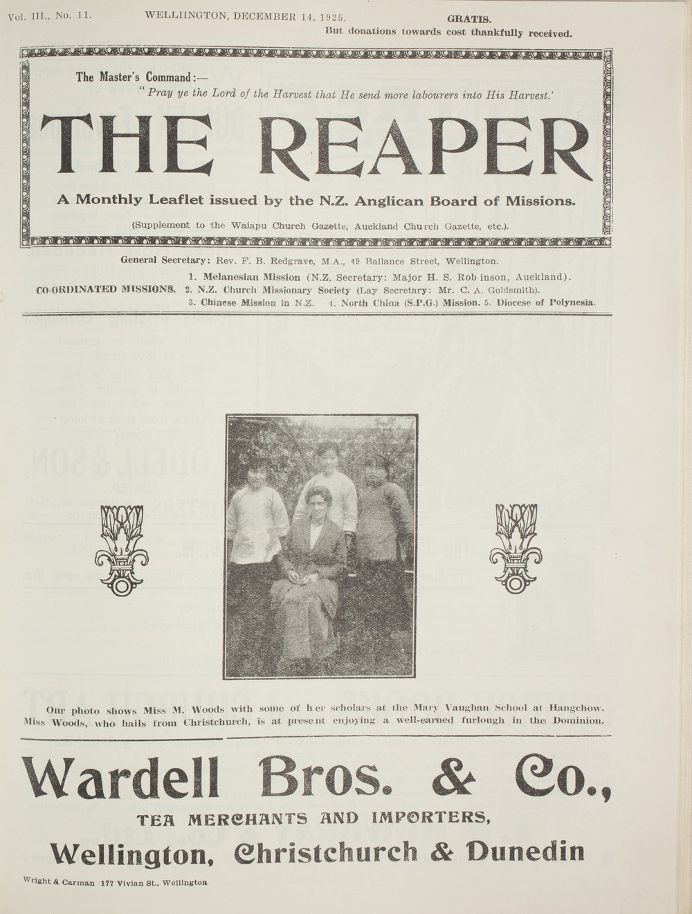 The Reaper: December 1925