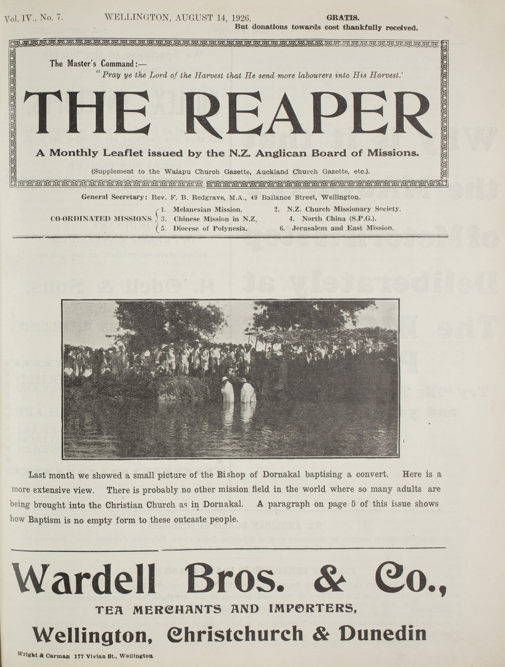 The Reaper: August 1926