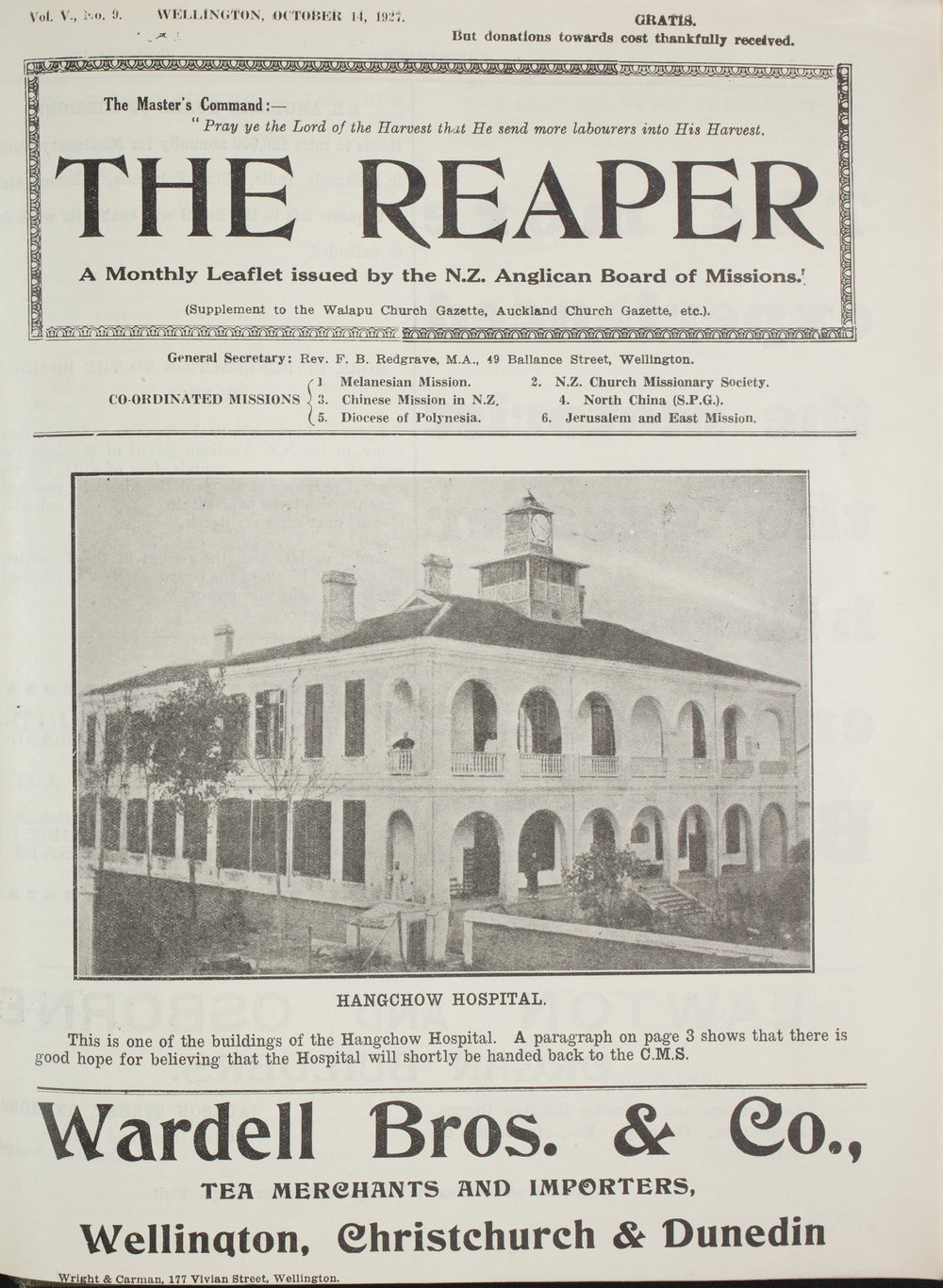 The Reaper: October 1927