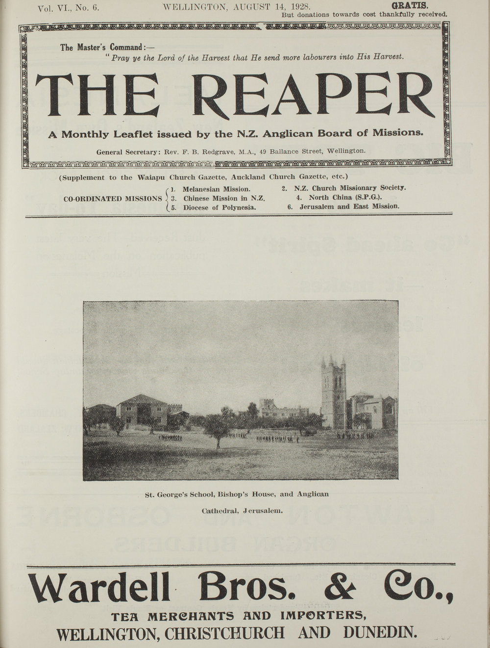 The Reaper: August 1928