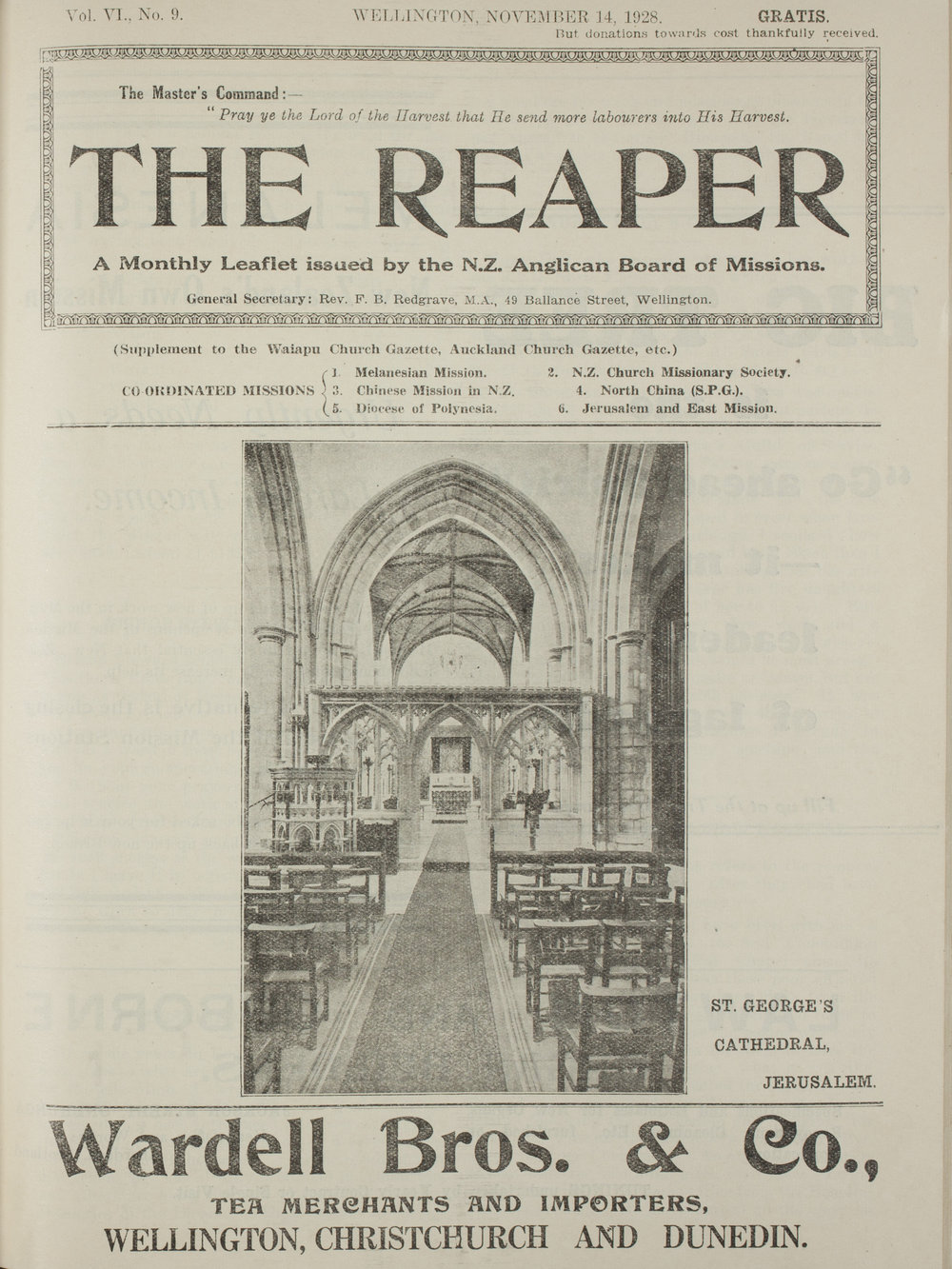 The Reaper: November 1928