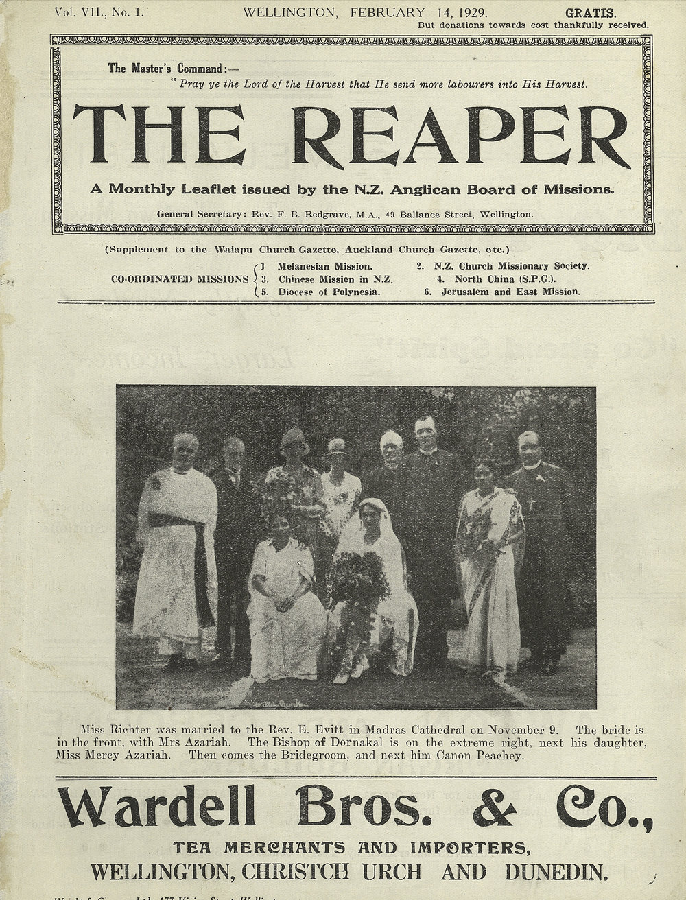The Reaper: February 1929