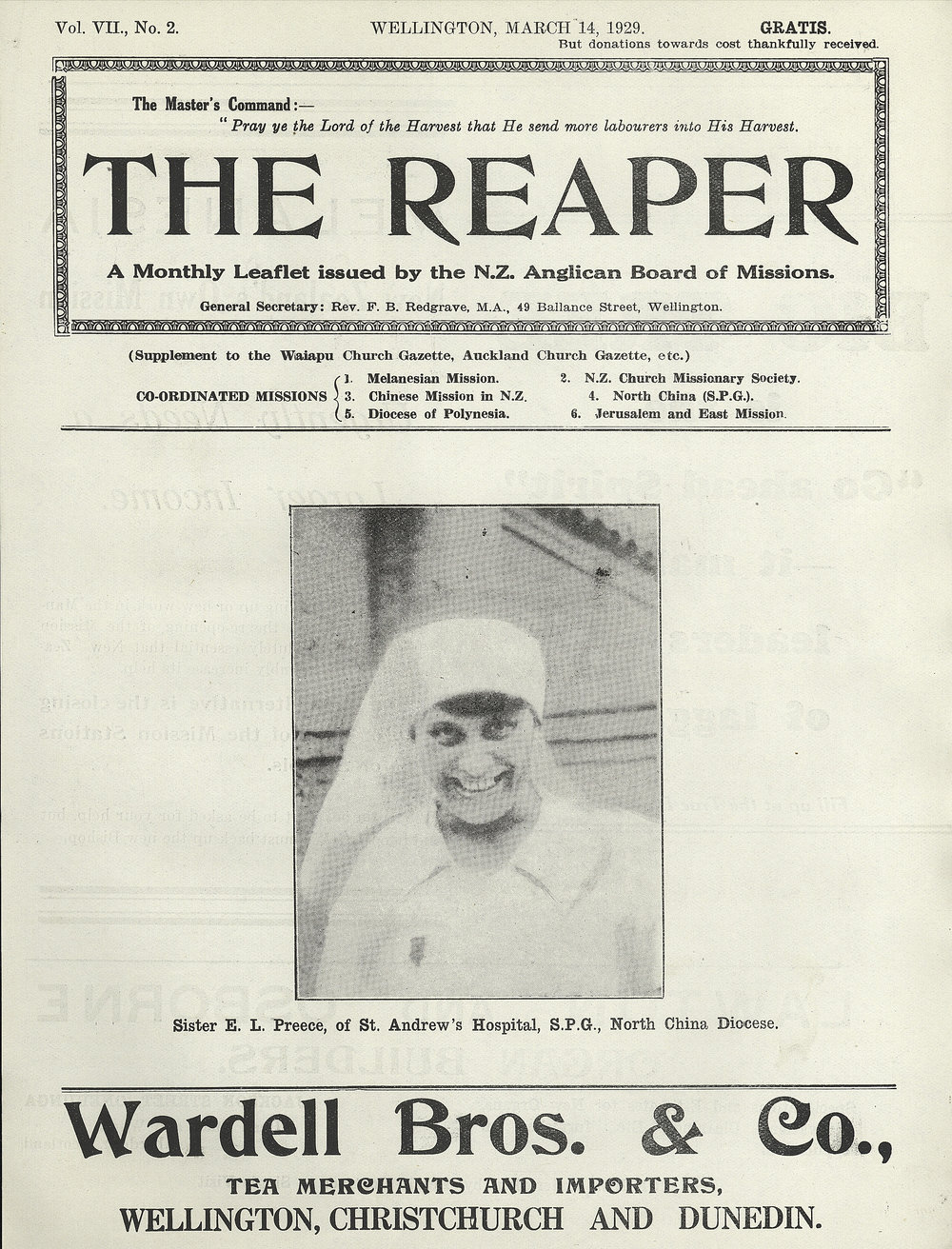 The Reaper: March 1929