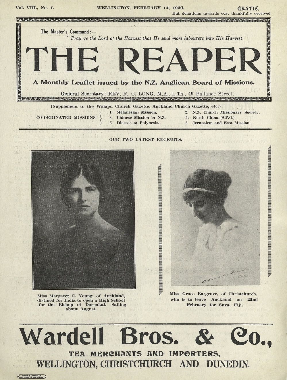 The Reaper: February 1930