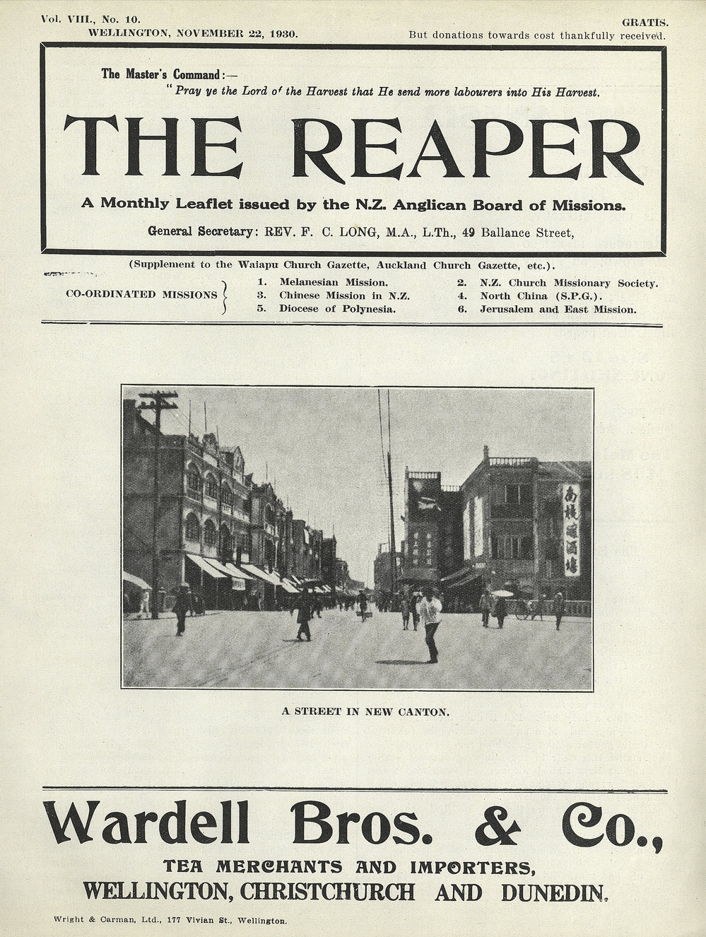 The Reaper: November 1930