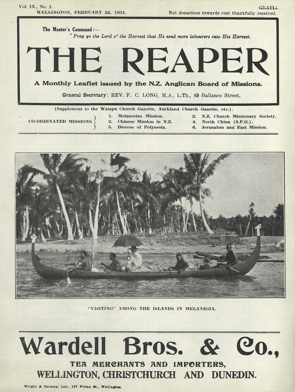 The Reaper: February 1931
