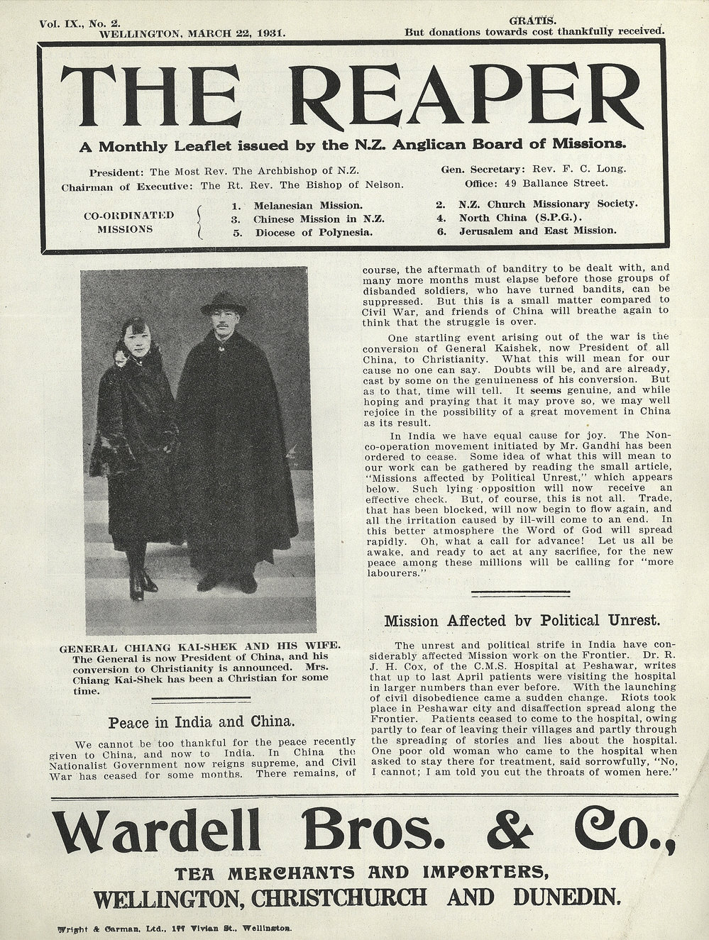 The Reaper: March 1931