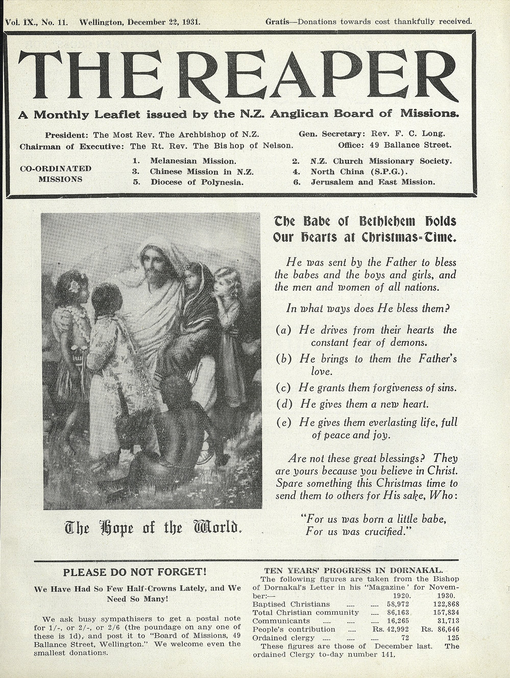 The Reaper: December 1931