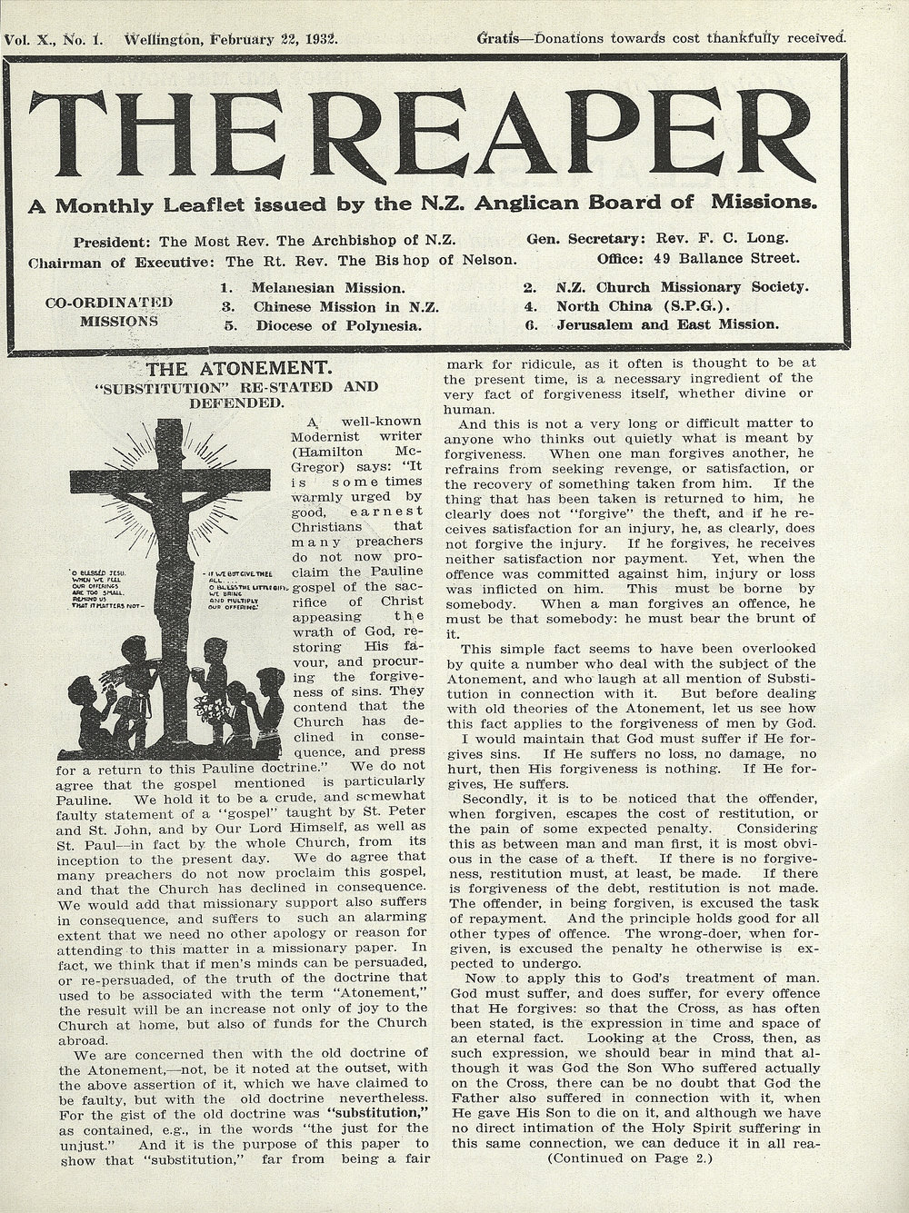 The Reaper: February 1932