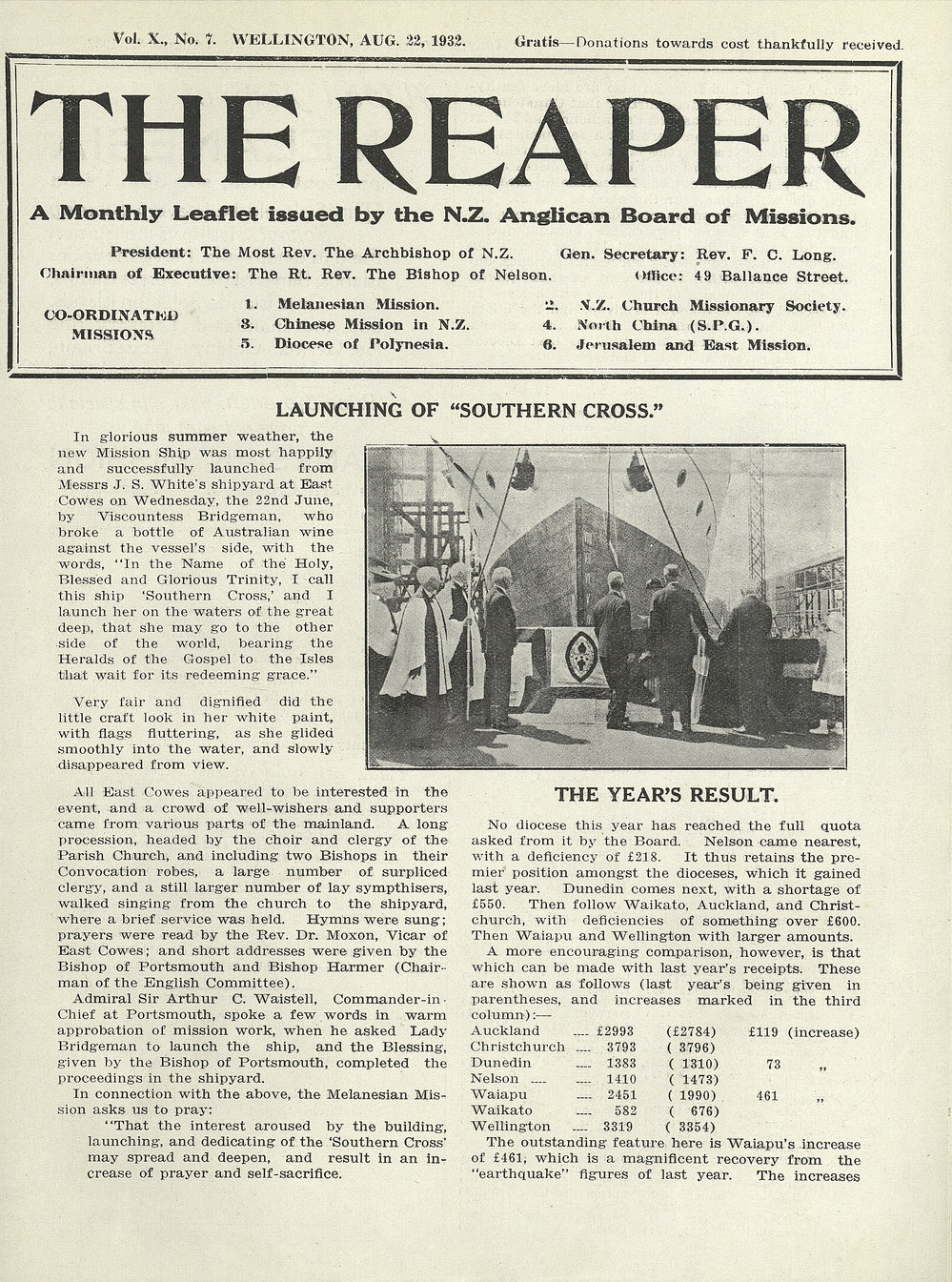 The Reaper: August 1932