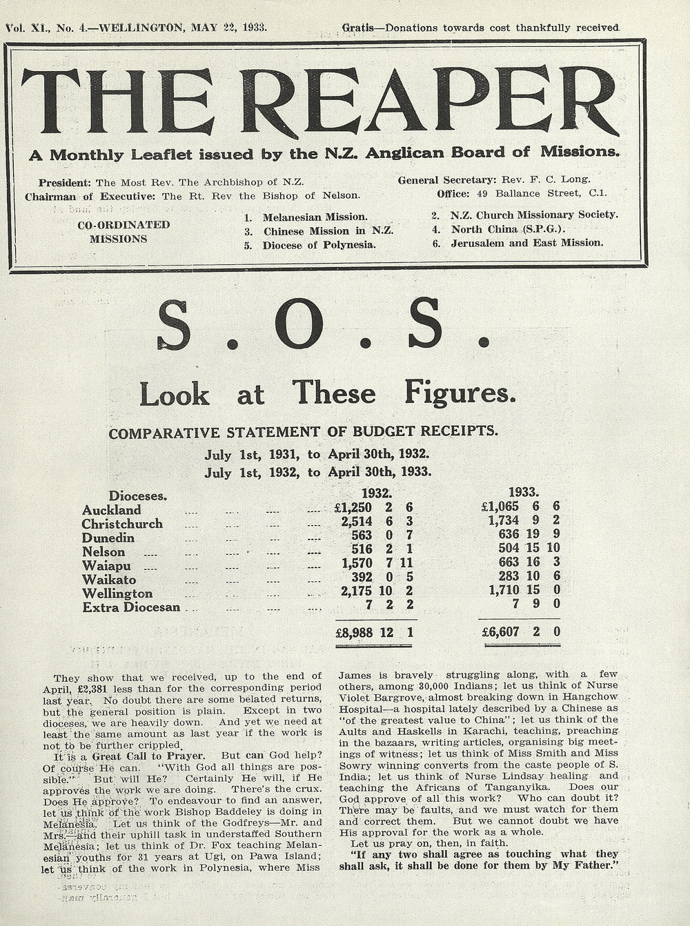 The Reaper: May 1933