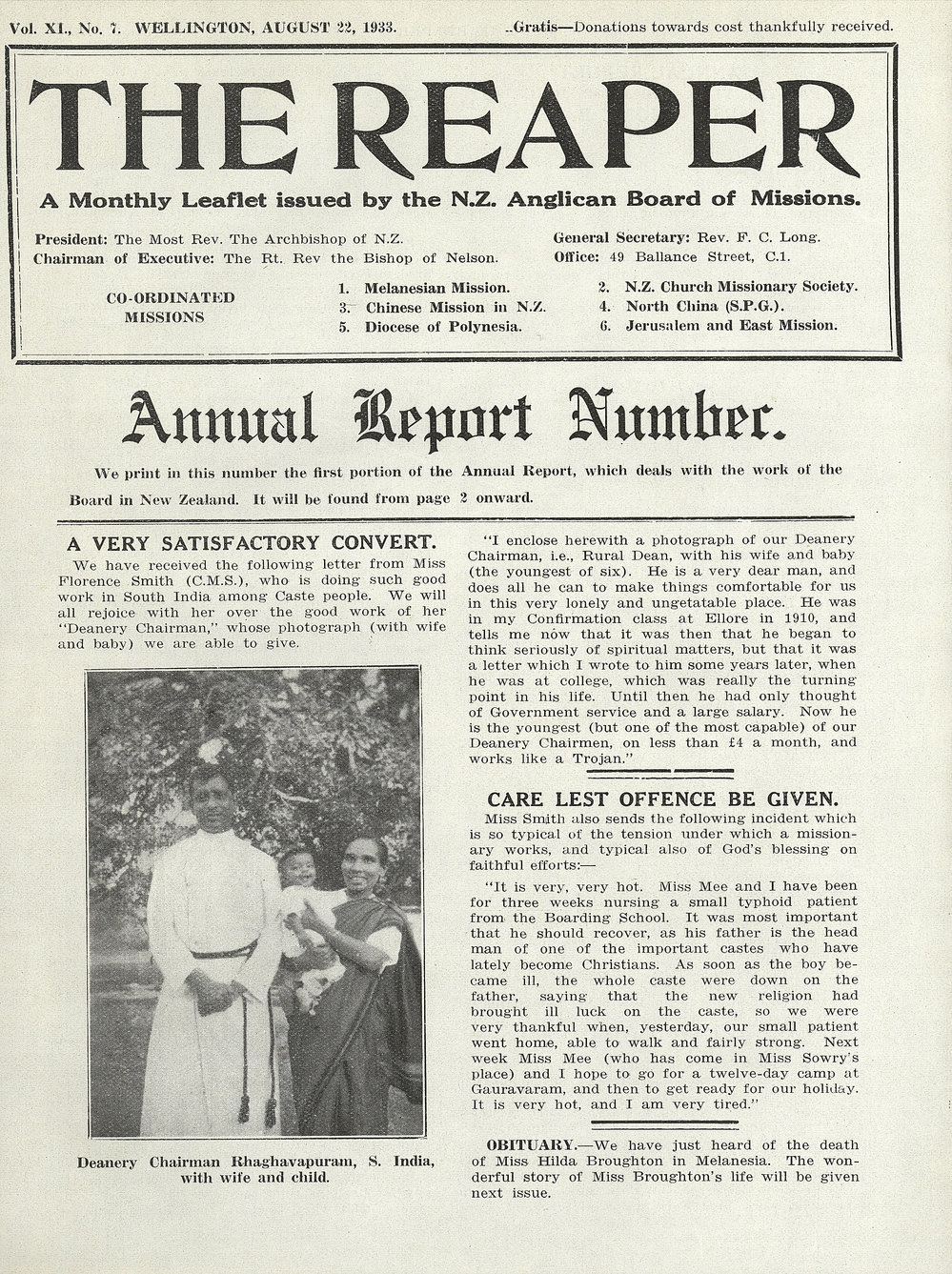 The Reaper: August 1933