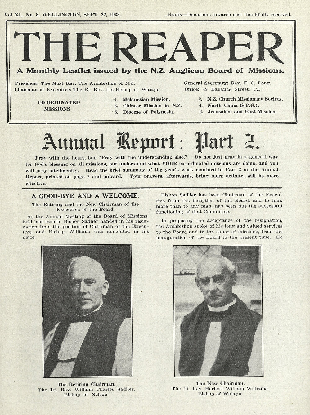 The Reaper: September 1933