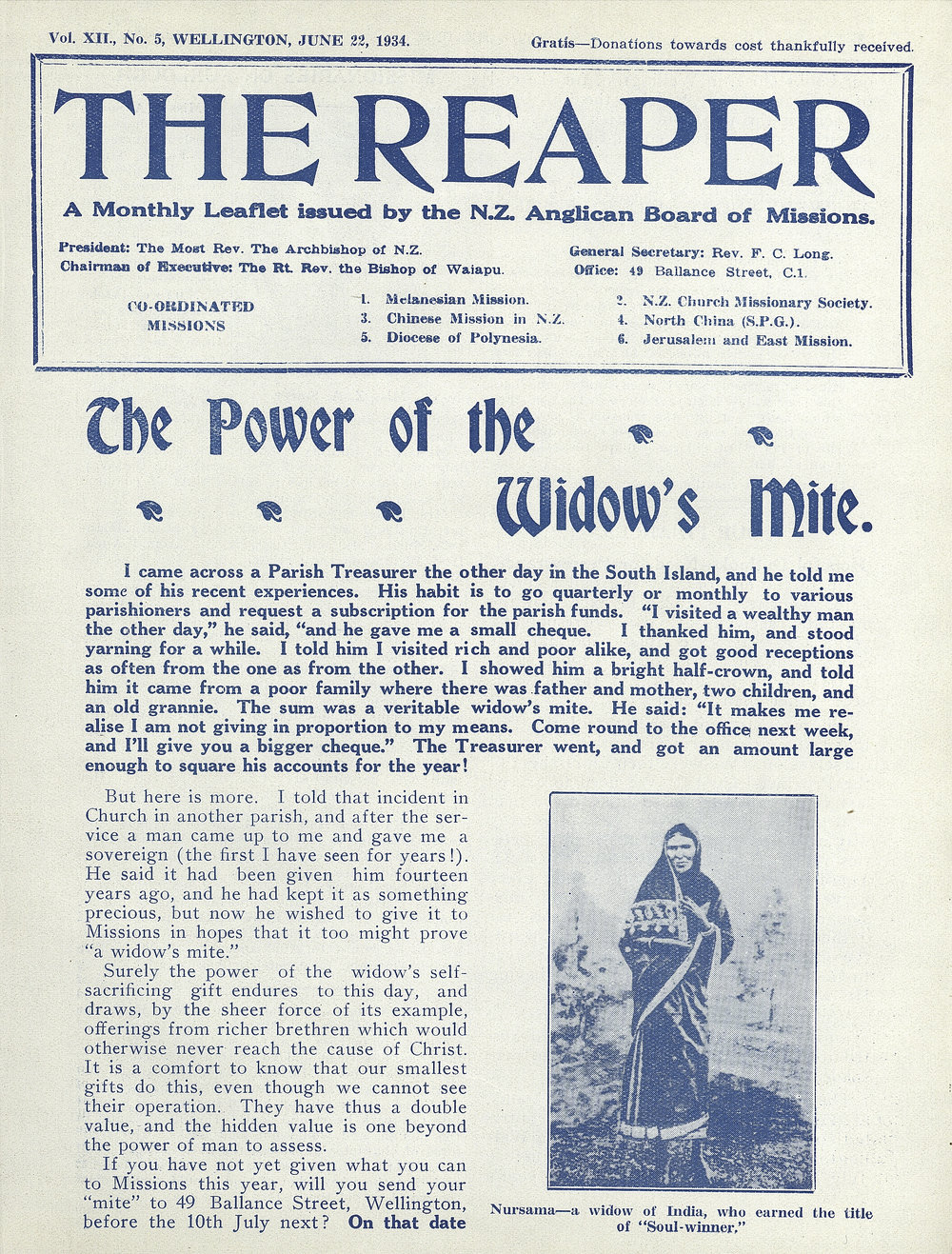 The Reaper: June 1934
