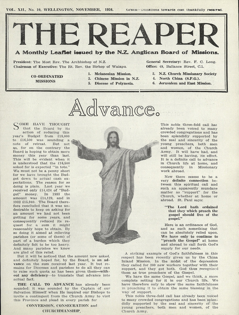 The Reaper: November 1934